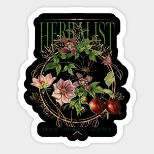 Herbalist - Magic, Medicine, Science Sticker